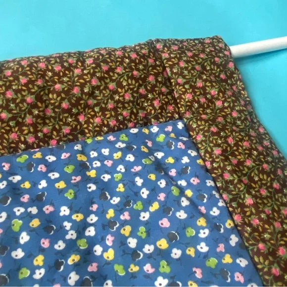 Wall Hanging Vintage Cat Quilted Nursery Wall Decor Kitty 80s Child Room Fabric - Picture 6 of 7